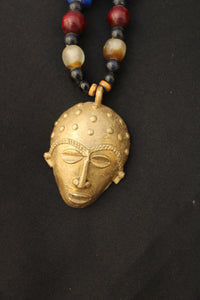 Brass warrior pendant